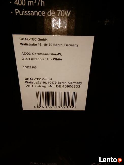 Klimatyzer nowy One Concept.