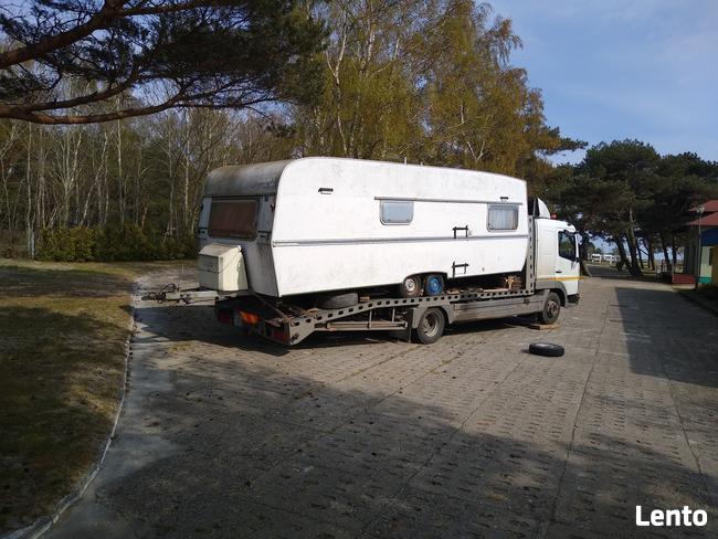 Laweta autolaweta.Transport maszyn rolniczych i budowlanych