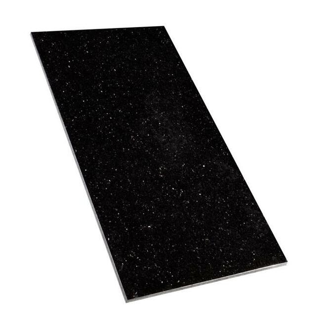 Płytki Granitowe Black Galaxy czarne ze złotą miką 61x30,5x1