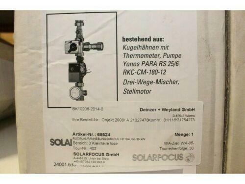 SOLARFOCUS RLAHE Grupa pompowa z trójdrogowym zaworem miesza
