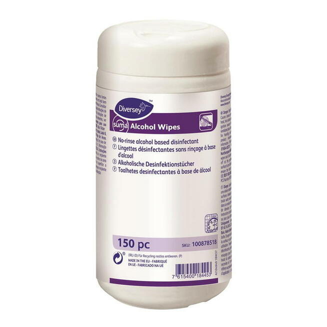 Suma alkohol ściereczki wirusobójcze 150 szt - DIVERSEY