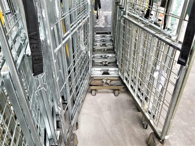 Wózek Transportowy Gniazdowy Kurierski Magazynowy 80x67