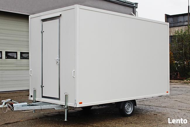 przyczepa gastronomiczna 4 m nowa ognioodporna