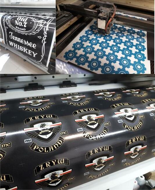 Etykiety, Naklejki samoprzylepne, druk dowolne kształty, gra