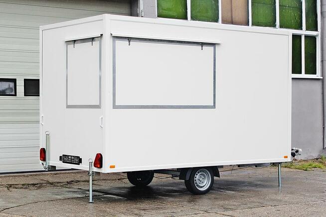 przyczepa gastronomiczna 4 m nowa ognioodporna