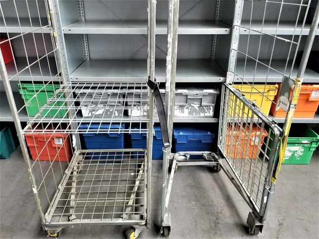 Wózek Transportowy Gniazdowy Kurierski Magazynowy 80x67