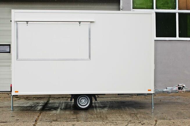 przyczepa gastronomiczna 4 m nowa ognioodporna