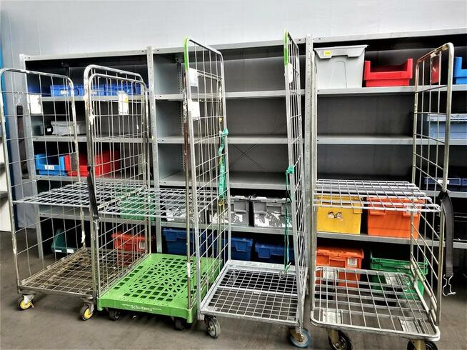 Wózek Transportowy Gniazdowy Kurierski Magazynowy 80x67