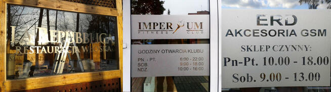 Oklejanie Witryn, Okien, Reklama na Lokalu - Reklama 3DLS