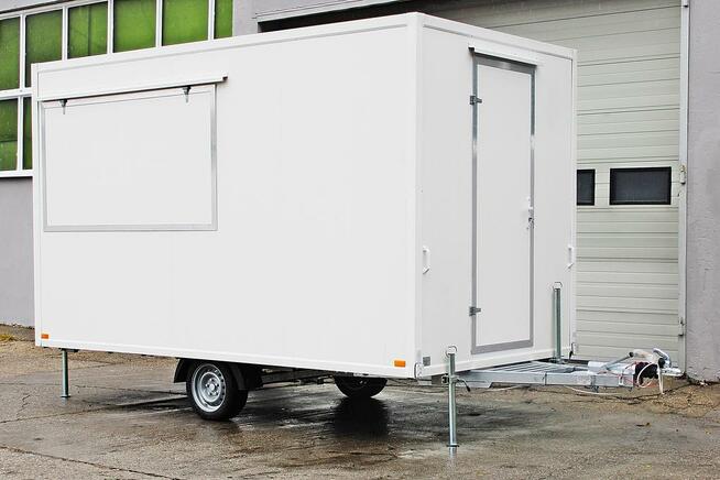 przyczepa gastronomiczna 4 m nowa ognioodporna