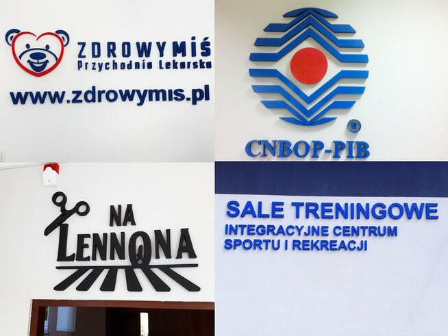 Litry 3D STYRODUR, Logo Przestrzenne, LICO PLEXI 3DLS