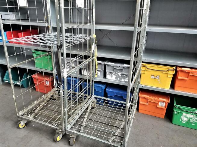 Wózek Transportowy Gniazdowy Kurierski Magazynowy 80x67