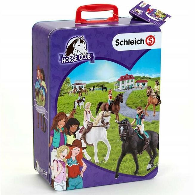 KLEIN 3115 SCHLEICH PUSZKA WALIZKA NA KONIE 10 szt