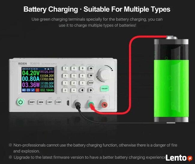 RD6018 moduł zasilający przetwornica z multimetr 60V 18A