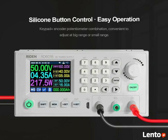RD6018 moduł zasilający przetwornica z multimetr 60V 18A