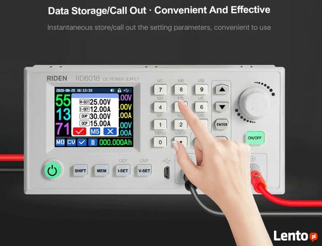 RD6018 moduł zasilający przetwornica z multimetr 60V 18A