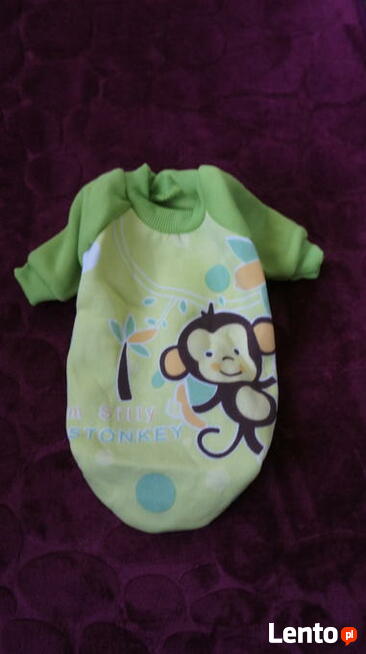 Ubranko nowe ciepłe dla pieska , kotka , M kolorowe