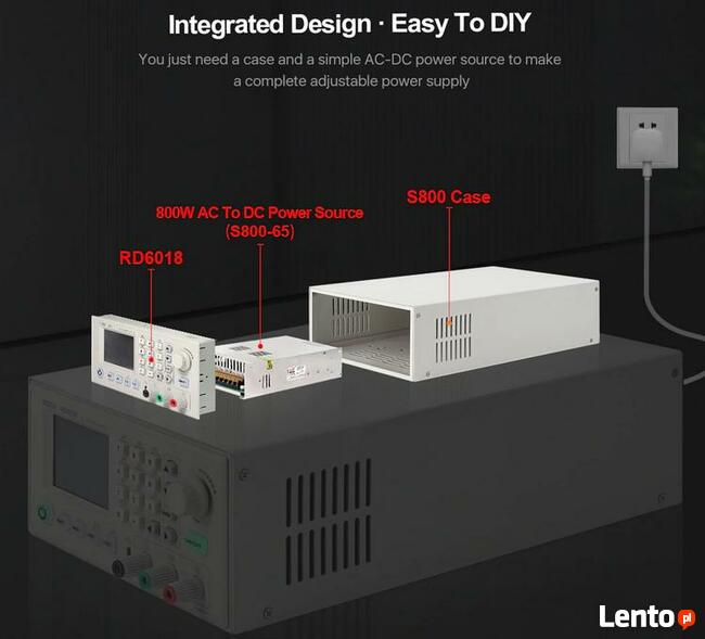 RD6018 moduł zasilający przetwornica z multimetr 60V 18A