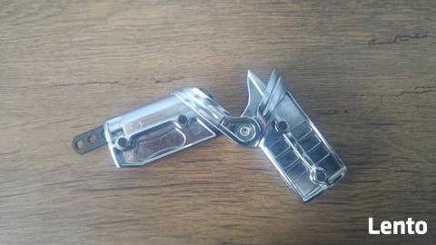 Zawias chrom - zamknięcie do składania stelaża wózka Adamex,