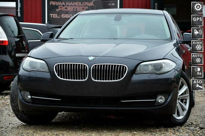 BMW 520 Opłacona 2.0D 184KM Serwis Panorama Navi Skóra Xenon