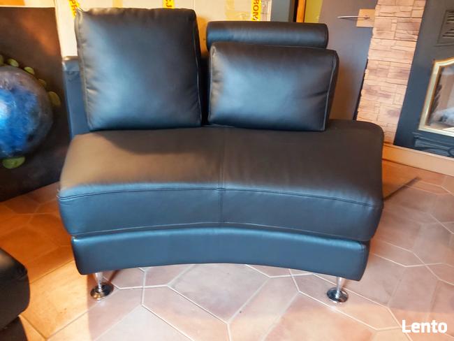 Sofa narożna skóra - modułowa wyprzedaż ekspozycji.