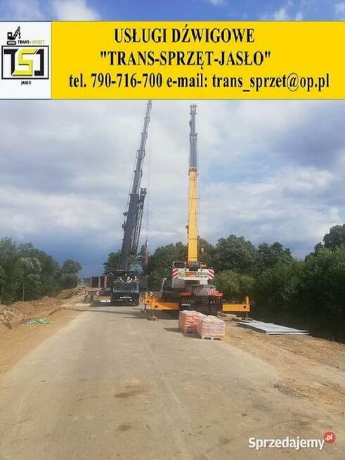 Dźwig tel 790716700 usługi dźwigowe Krosno dźwigi do 130 ton