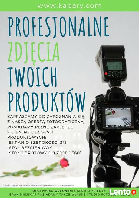 Fotografia produktów, nieruchomości, reklamowa, motoryzacja