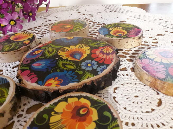 Dekoracje, zestawy podstawek kawowych