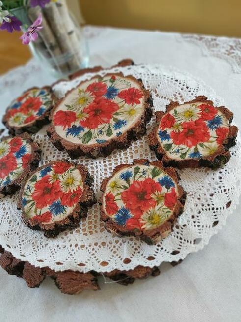 Dekoracje, zestawy podstawek kawowych