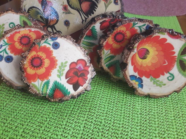 Dekoracje, zestawy podstawek kawowych