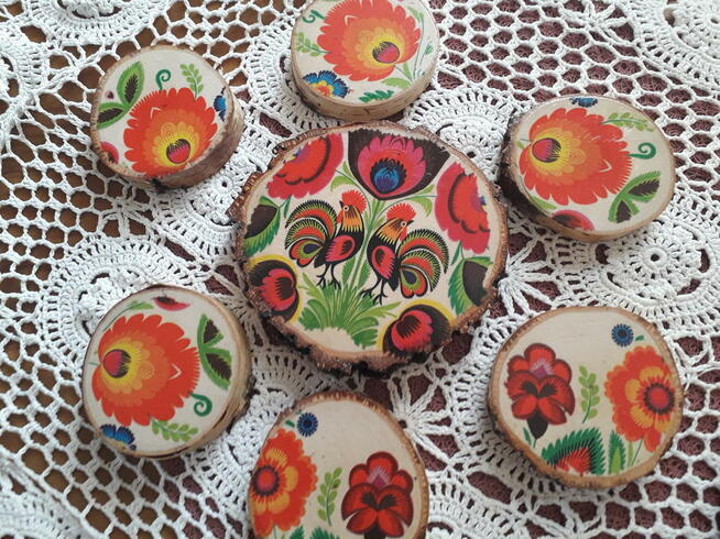 Dekoracje, zestawy podstawek kawowych