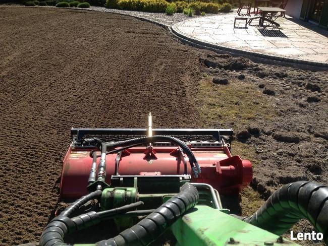 Usługi glebogryzarka separacyjna, Niwelacja, Trawniki,