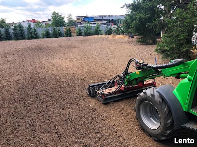Usługi glebogryzarka separacyjna, Niwelacja, Trawniki,