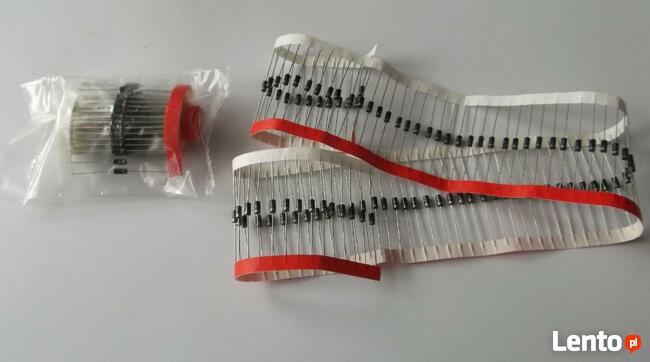 DIODA PROSTOWNICZA 1N4007 1A 1000V w obudowie DO-41 10 szt.