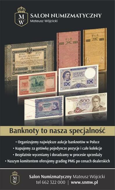 Skup monet i banknotów