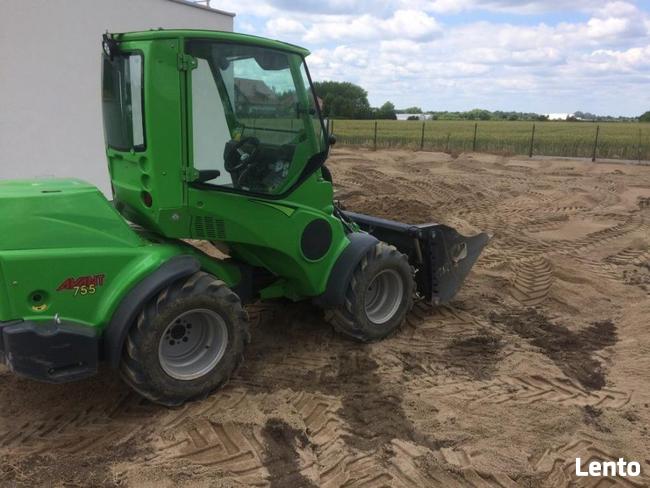 Usługi glebogryzarka separacyjna, Niwelacja, Trawniki,