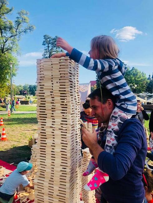 Klocki drewniane 200 szt. Pomysł na prezent dla dziecka.