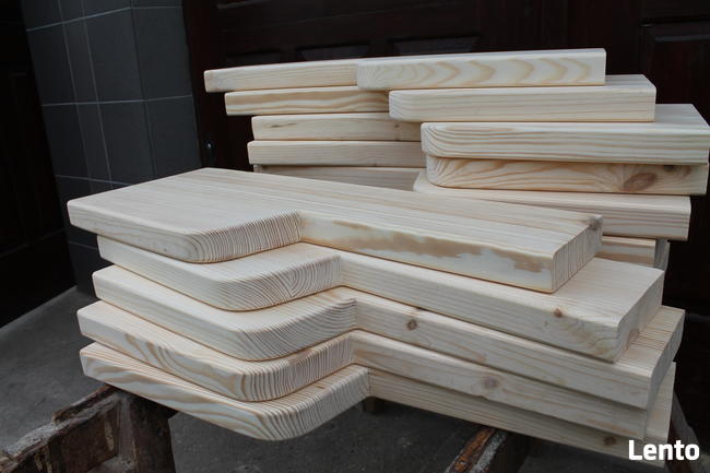 TREP 70cm STOPIEŃ KACZY Schody kacze z Drewna Sosnowego