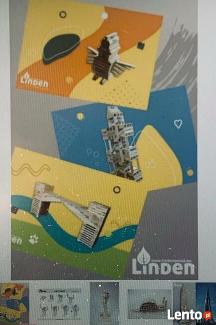 POMYSŁ NA PREZENT drewniane KLOCKI LINDEN 300 szt.