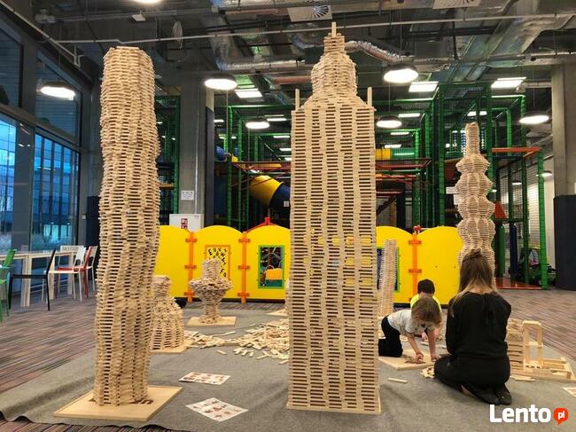 Ekologiczne klocki drewniane Linden 1000 sztuk.Klocki luzem.