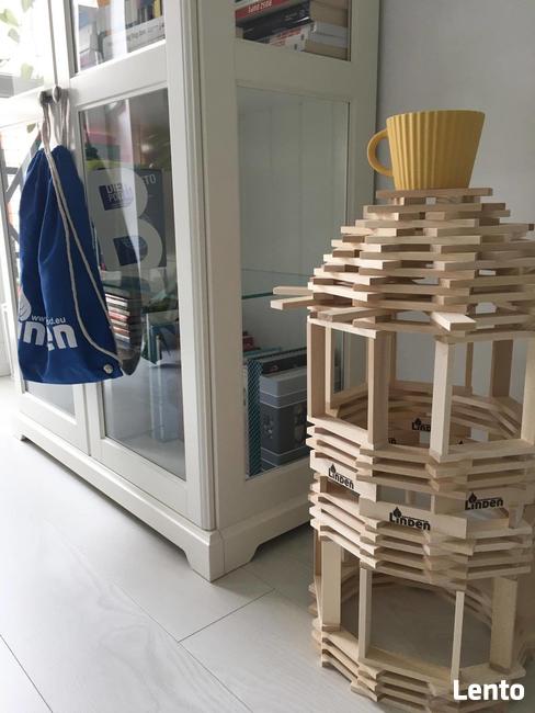 Ekologiczne less waste klocki drewniane Linden 1000 szt.