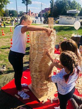 Klocki drewniane 200 szt. Pomysł na prezent dla dziecka.