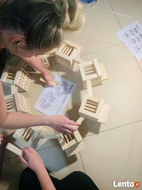 POMYSŁ NA PREZENT drewniane KLOCKI LINDEN 300 szt.