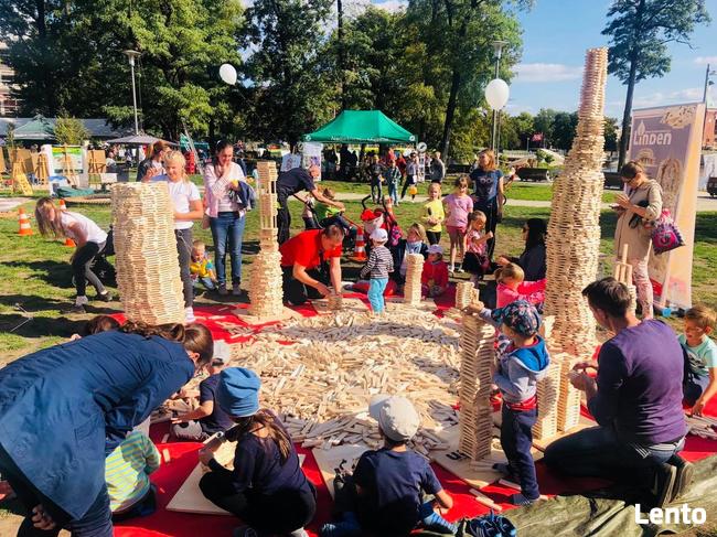 POMYSŁ NA PREZENT drewniane KLOCKI LINDEN 300 szt.