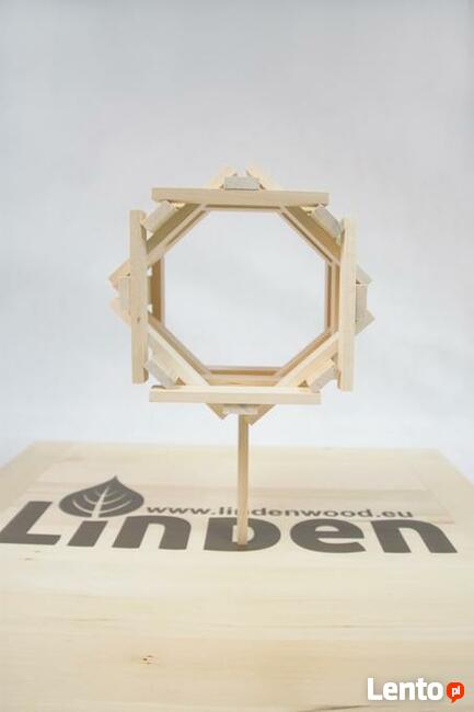 Ekologiczne klocki drewniane Linden 1000 sztuk.Klocki luzem.