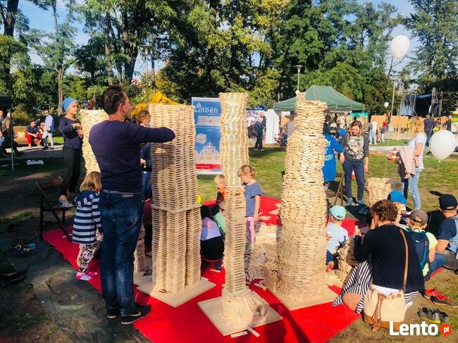 POMYSŁ NA PREZENT drewniane KLOCKI LINDEN 300 szt.