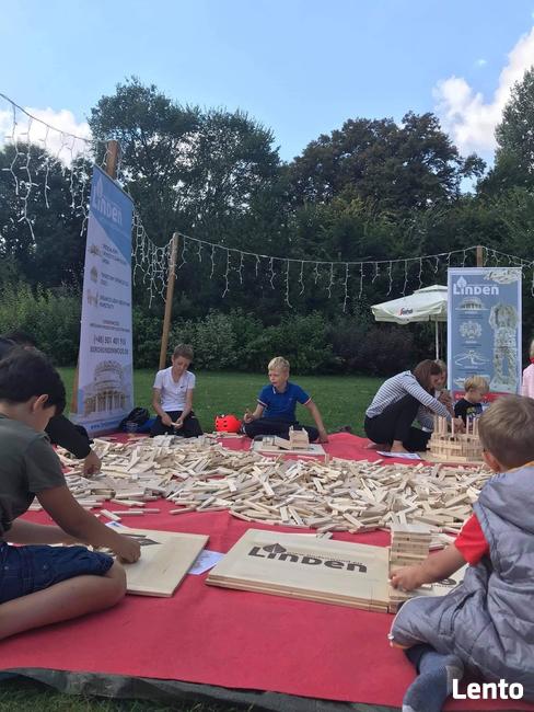 Ekologiczne less waste klocki drewniane Linden 1000 szt.