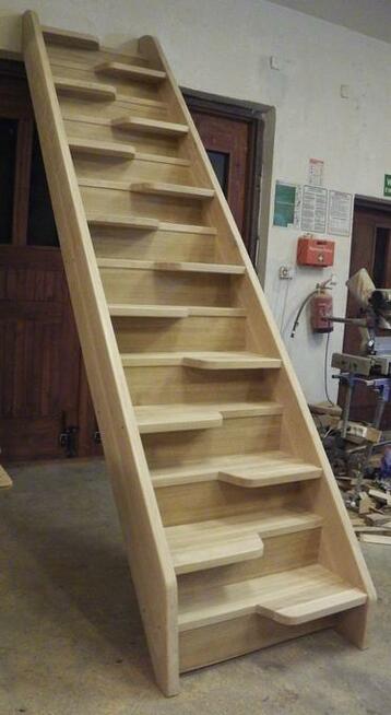 TREP 60cm STOPIEŃ KACZY Schody kacze z Drewna Sosnowego