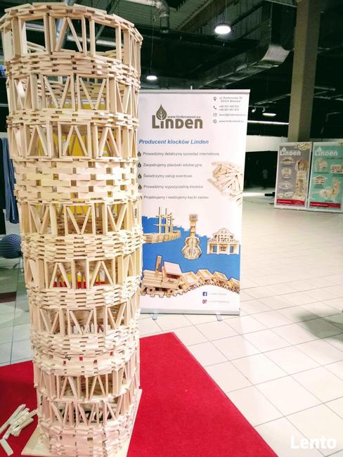 Klocki drewniane Linden 500 szt. Produkt Handmade