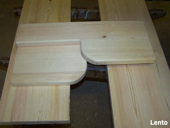 TREP 60cm STOPIEŃ KACZY Schody kacze z Drewna Sosnowego